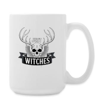 Juste des sorcières Sorcières Pouvoir Halloween - Grande tasse 440 ml - blanc - Droite