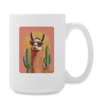 lama - Large Mug 440 ml - white - Right