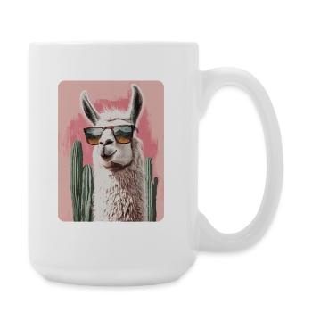 lama - Large Mug 440 ml - white - Right