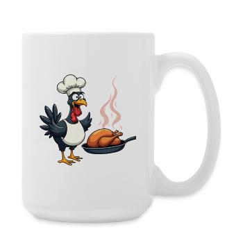 Thanksgiving Turkey Cook - Large Mug 440 ml - white - Right
