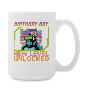 Anniversaire Gamer VR - Grande tasse 440 ml - blanc - Droite