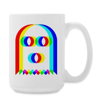 👻 Fantôme RVB - Grande tasse 440 ml - blanc - Droite