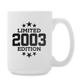 LIMITED EDITION 2003 23RD BIRTHDAY - Large Mug 440 ml - white - Right