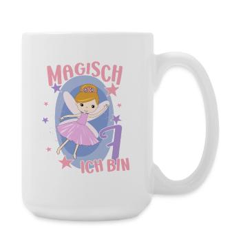 7th Birthday Fairy 7 Year Girl Birthday Motif - Large Mug 440 ml - white - Right