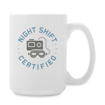 Technologue du sommeil, technicien polysomnographique, Rpsgt - Grande tasse 440 ml - blanc - Droite
