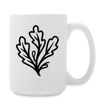 Alge - Große Tasse 440 ml - Weiß - Rechts
