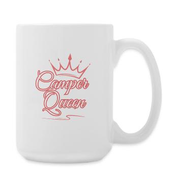 Camper Queen - Große Tasse 440 ml - Weiß - Rechts