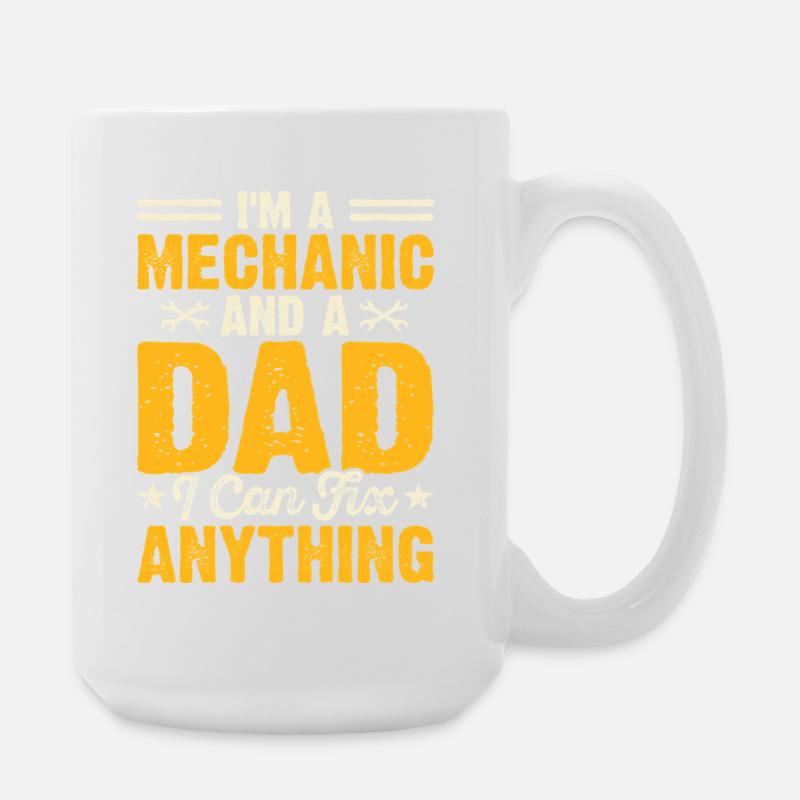 Mechanic Mechatronics Technician Handyman Gift - Large Mug 440 ml - white