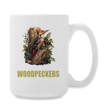 Woodpecker Woodpecker - Large Mug 440 ml - white - Right