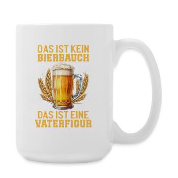 Father's Day THAT'S NOT A BEER BELLY THAT'S FATHER FIGURE - Large Mug 440 ml - white - Right