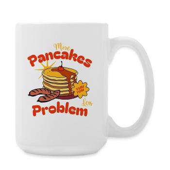 Fresh Waffles Funny Gift - Large Mug 440 ml - white - Right