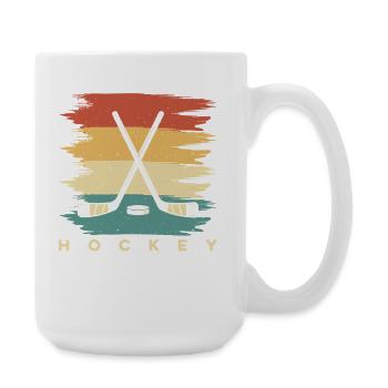 Hockey sur glace Hockey Hockey Joueur de hockey - Grande tasse 440 ml - blanc - Droite