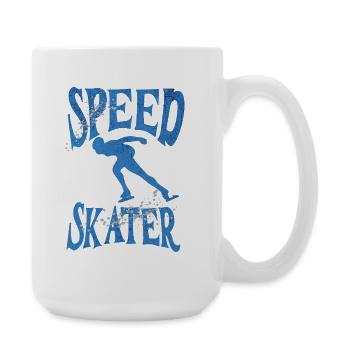 Maillot de patinage de vitesse - Grande tasse 440 ml - blanc - Droite