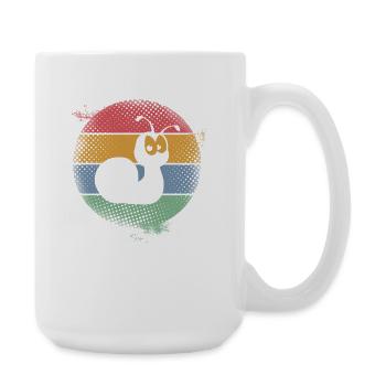 Schnecke - Große Tasse 440 ml - Weiß - Rechts