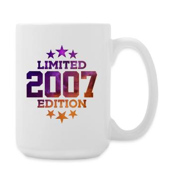 LIMITED EDITION 2007 19TH BIRTHDAY - Large Mug 440 ml - white - Right
