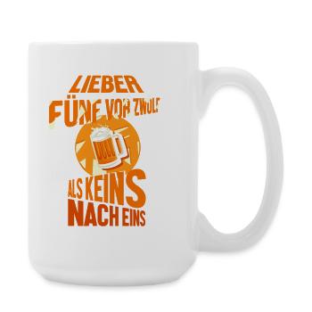 Amateurs de bière Dicton de bière Buveurs de bière Alcool - Grande tasse 440 ml - blanc - Droite