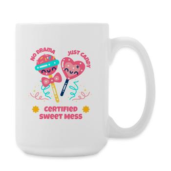 Sugar Crew Candy Team Gift - Large Mug 440 ml - white - Right