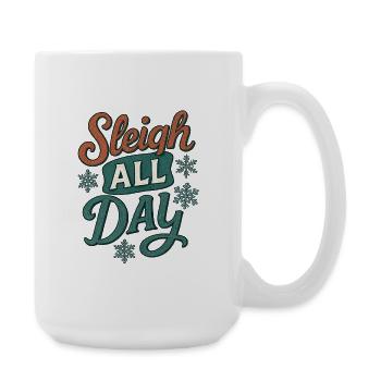 Christmas - All Day Sleigh - Large Mug 440 ml - white - Right