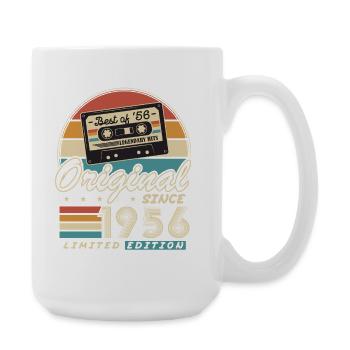 Vintage 1956 Vintage Anniversaire Cadeau Rétro - Grande tasse 440 ml - blanc - Droite