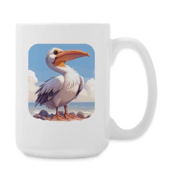 Pélicans Pélican - Grande tasse 440 ml - blanc - Droite