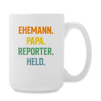 Journaliste d’investigation Journaliste Mari Papa - Grande tasse 440 ml - blanc - Droite