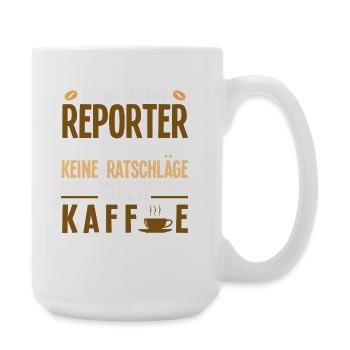 Journaliste d’investigation Conseil journaliste - Grande tasse 440 ml - blanc - Droite