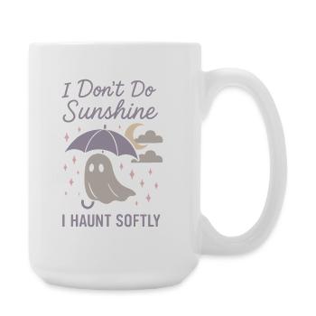 Creepy Sweet Pastel Goth Kawaii Halloween Cute - Large Mug 440 ml - white - Right