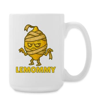 Funny Vegetable Monster – Halloween Fun - Large Mug 440 ml - white - Right