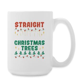 Christmas tree growers - Large Mug 440 ml - white - Right