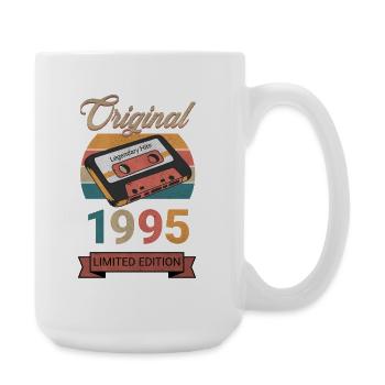 Original 1995 Limited Edition Geburtstag Geschenk - Große Tasse 440 ml - Weiß - Rechts