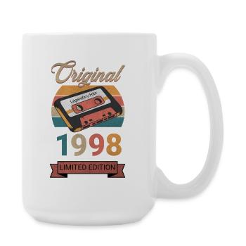 Cadeau d’anniversaire original 1998 en édition limitée - Grande tasse 440 ml - blanc - Droite