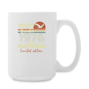 49th Birthday | Original December 1976 - Large Mug 440 ml - white - Right