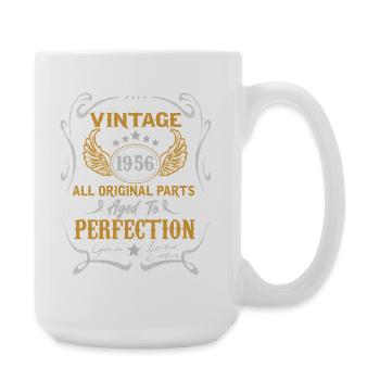 1956 Vintage Born Cadeau d’anniversaire - Grande tasse 440 ml - blanc - Droite