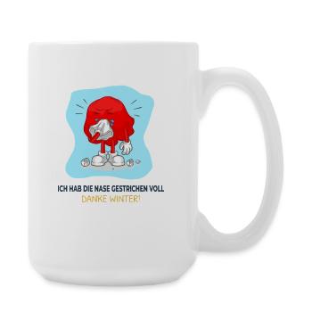 I'm fed up – winter! - Large Mug 440 ml - white - Right