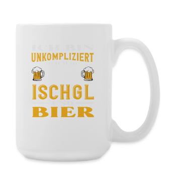 Ischgl bière Fun Après-ski Fête des Alpes - Grande tasse 440 ml - blanc - Droite
