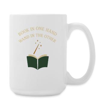 Booktok Fantasy Bookish Humor Gift for - Large Mug 440 ml - white - Right