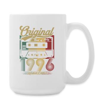 Original 1996 Vintage Vintage Birthday Retro - Large Mug 440 ml - white - Right