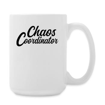 The Chaos Coordinator - Everything under control - Large Mug 440 ml - white - Right