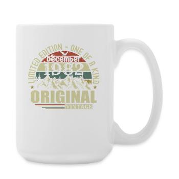 Décembre 1982 Décembre Anniversaire Décembre 1982 - Grande tasse 440 ml - blanc - Droite