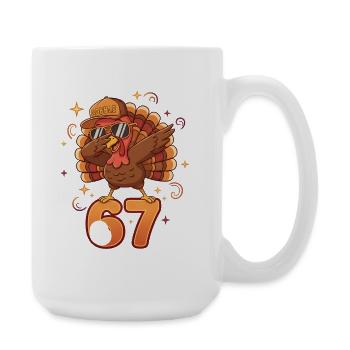 Capuchon à rainure Turkey 67 - Grande tasse 440 ml - blanc - Droite