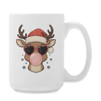 Reindeer Chewing Gum - Large Mug 440 ml - white - Right