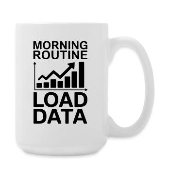 Data Analyst Saying Funny Data Analyst Gift - Large Mug 440 ml - white - Right