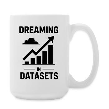 Data Analyst Saying Funny Data Analyst Gift - Large Mug 440 ml - white - Right