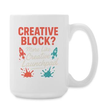 Kreative Denkweise, Künstlerhumor, Mehr Chaos - Grande tasse 440 ml - blanc - Droite