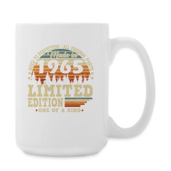 Millésime 1965 Né Vintage Anniversaire Rétro - Grande tasse 440 ml - blanc - Droite