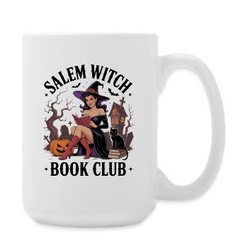 Witch Book Club Halloween Night - Large Mug 440 ml - white - Right