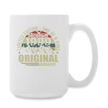 Décembre 1999 Décembre Anniversaire Décembre 1999 - Grande tasse 440 ml - blanc - Droite