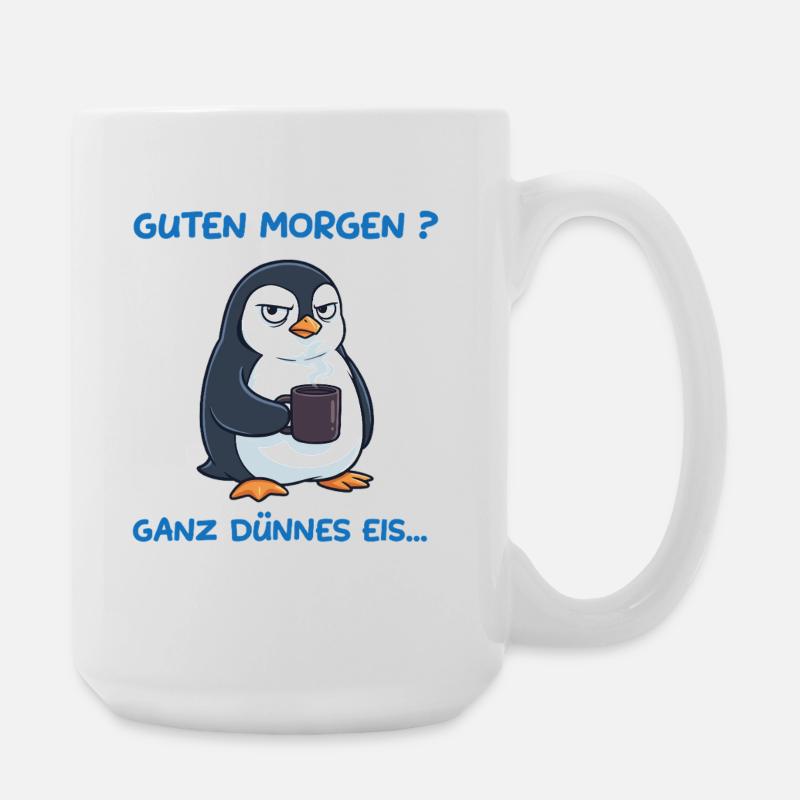 Dünnes Eis Mood - Große Tasse 440 ml - Weiß