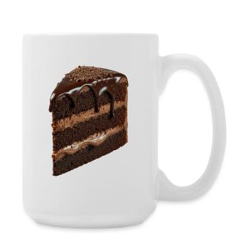 Kuchen - Große Tasse 440 ml - Weiß - Rechts