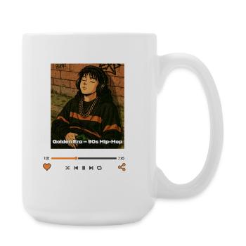 Golden Era - Idée cadeau Hip-Hop Vibes des années 90 - Grande tasse 440 ml - blanc - Droite
